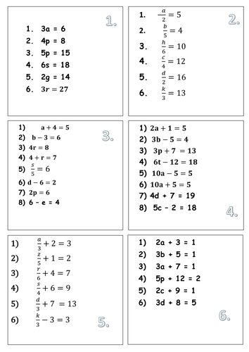 Quadratic Equations Relay Worksheet Answers