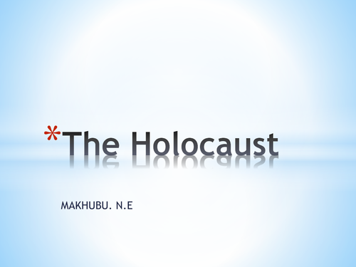 holocaust | Teaching Resources