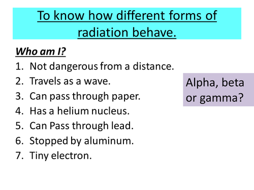 half-life-teaching-resources