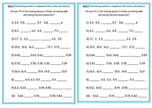 finding-missing-numbers-in-decimal-sequences-teaching-resources