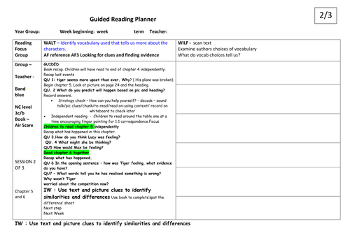 Project X AIR SCARE 3C TO 3B | Teaching Resources