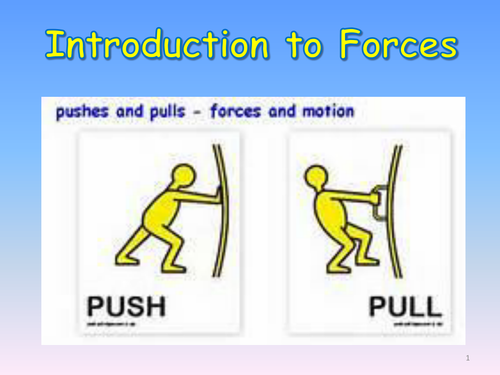 Introduction To Forces | Teaching Resources