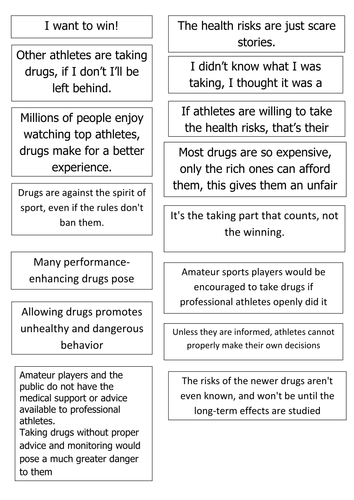 drugs in sports research paper