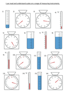 Y5 6 Reading Scales Teaching Resources