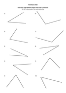 Bisecting an Angle worksheet | Teaching Resources
