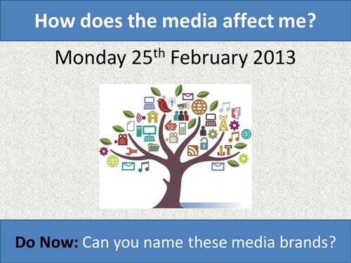 How Does Media Affect Me Teaching Resources