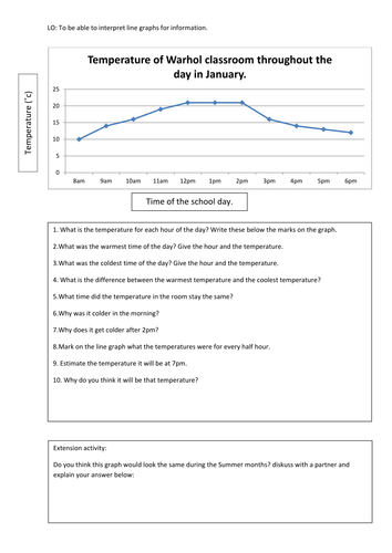worksheets for year 34 data handling teaching resources