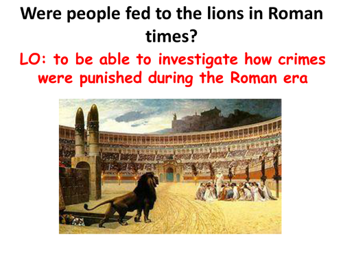 roman-punishments-teaching-resources