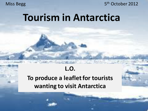 tourism in antarctica ks2